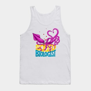 Squid Biologist Tank Top